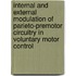 Internal and External Modulation of Parieto-Premotor Circuitry in Voluntary Motor Control