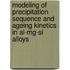 Modeling of precipitation sequence and ageing kinetics in Al-Mg-Si alloys