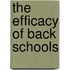 The efficacy of back schools