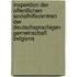 Inspektion der offentlichen Sozialhilfezentren der Deutschsprachigen Gemeinschaft Belgiens