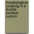 Morphological coupling in a double sandbar system