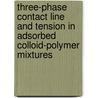 Three-phase contact line and tension in adsorbed colloid-polymer mixtures door Y. Vandecan