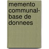Memento communal- Base de donnees by C. Ysebaert