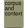 Corpus and Context door S. Adolphs