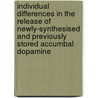 Individual differences in the release of newly-synthesised and previously stored accumbal dopamine by M.M.M. Verheij