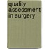 Quality assessment in surgery