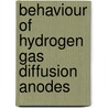 Behaviour of hydrogen gas diffusion anodes by J.J.T.T. Vermeijlen