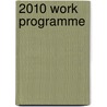 2010 Work Programme door KiM Netherlands Institute for Transport Policy Analysis