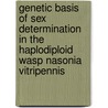 Genetic basis of sex determination in the haplodiploid wasp Nasonia vitripennis door E.C. Verhulst
