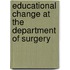 Educational change at the department of Surgery