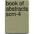 Book Of Abstracts Scm-4