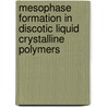 Mesophase formation in discotic liquid crystalline polymers door P.H.J. Kouwer