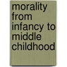 Morality from infancy to middle childhood door F.D. Pannebakker