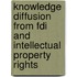 Knowledge Diffusion From Fdi And Intellectual Property Rights