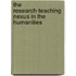 The research-teaching nexus in the humanities