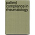 Patient compliance in rheumatology