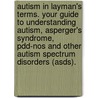 Autism In Layman's Terms. Your Guide To Understanding Autism, Asperger's Syndrome, Pdd-nos And Other Autism Spectrum Disorders (asds). door Raymond Le Blanc