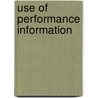Use of performance information by Xuanhui Liu