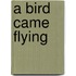 A bird came flying
