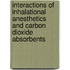 Interactions of inhalational anesthetics and carbon dioxide absorbents