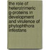 The role of heterotrimeric G-proteins in development and virulence of Phytophthora infestans