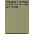 Modelling of ammonia emissioms from dairy cow houses