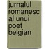 Jurnalul romanesc al unui poet belgian