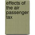 Effects of the Air Passenger Tax