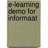 E-learning demo for informaat door M. Lautenbach