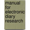 Manual for electronic diary research door M. Sorbi
