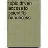 Topic Driven Access to Scientific Handbooks door C. Caracciolo