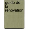 Guide de la renovation door S. Bellens