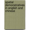 Spatial demonstratives in English and Chinese door Y. Wu