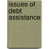 Issues of debt assistance