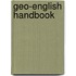 Geo-English Handbook