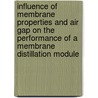 Influence of membrane properties and air gap on the performance of a membrane distillation module by C.M. Guijt