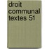Droit communal Textes 51
