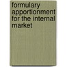 Formulary apportionment for the internal market door S. Mayer