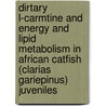 Dirtary L-carmtine and energy and lipid metabolism in African catfish (clarias gariepinus) juveniles by R.O.A. Ozorio