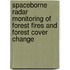 Spaceborne Radar Monitoring of Forest Fires and Forest Cover Change