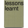 Lessons learnt door Phil Compernolle