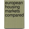 European Housing Markets Compared by F.L.P. Muller
