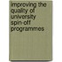 Improving the quality of university spin-off programmes