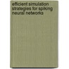 Efficient simulation strategies for spiking neural networks door Michiel D'Haene