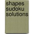 Shapes Sudoku Solutions