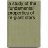 A study of the fundamental properties of M-giant stars by M.A. Fluks