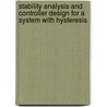 Stability analysis and controller design for a system with Hysteresis door R. Ouyang