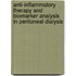 Anti-inflammatory therapy and biomarker analysis in peritoneal dialysis