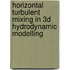Horizontal turbulent mixing in 3d hydrodynamic modelling