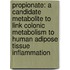 Propionate: a Candidate Metabolite to Link Colonic Metabolism to Human Adipose Tissue Inflammation